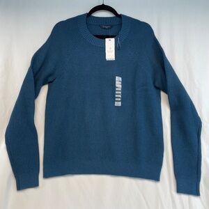 Denver Hayes Long Sleeve Crewneck Sweater Blue Women’s Size Large NEW